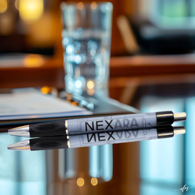 Canetas de Networking Personalizadas (Premium branded pens with matching cards, ideal for corporate events and networking kits)