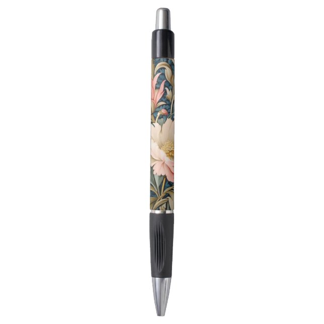 Canetas - Floral Rosa Art Nouveau (Frente Vertical)