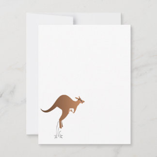 Canguru bonito com bebê na bolsa