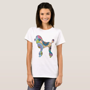 Caniche básica do t-shirt das mulheres