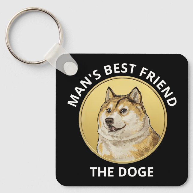 Canino Chaveiro de Metal (Frente)