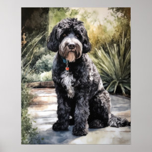 Canino de Água Impressão Poster
