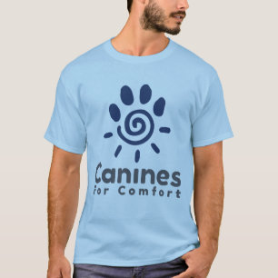 Caninos Para Camiseta Clássica De Conforto