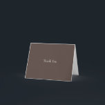 Cannoli creme & mocha , Cartões de agradecimentos<br><div class="desc">Placa de coordenação de obrigado para Graduation_janto_luncheon_cobre_mocha_color_foil_convida-256551930828786115</div>