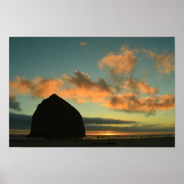 Cannon Beach Haystack Rock Photo Impressão