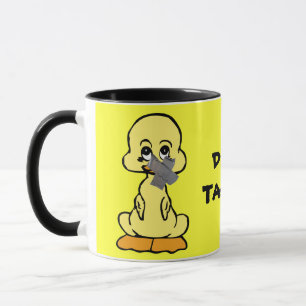 CANO TAPEADO! sino de pato amarelo caneca de cerâm