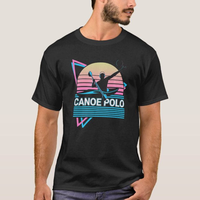 Canoe Polo Kayak Polo Retro   (Frente)