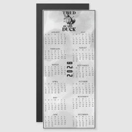 CANSADO COMO PATO Calendário do Pato Preto 2026