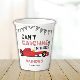 Can't Catch Me I'm Three Red Race Car 3 Birthday 