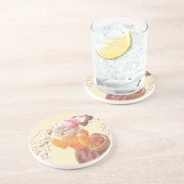 Cantando Porta copos de gatos (Lateral)