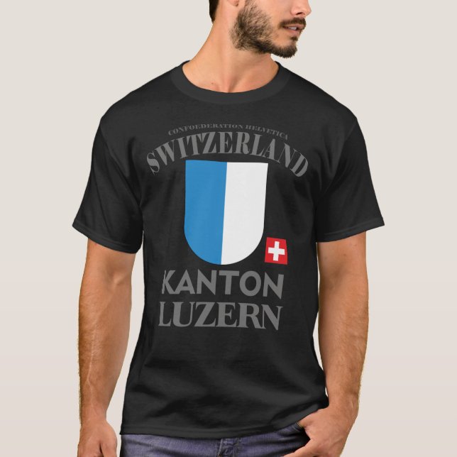 Cantão de Lucerne Suiça Classic T-Shirt (Frente)