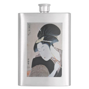 Cantil 深 く 恋,歌 麿 Profundamente Hidden Love, Utamaro, Ukiy