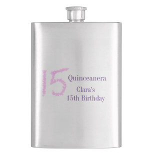Cantil 15 de Quinceanera, modelo de relva rosa