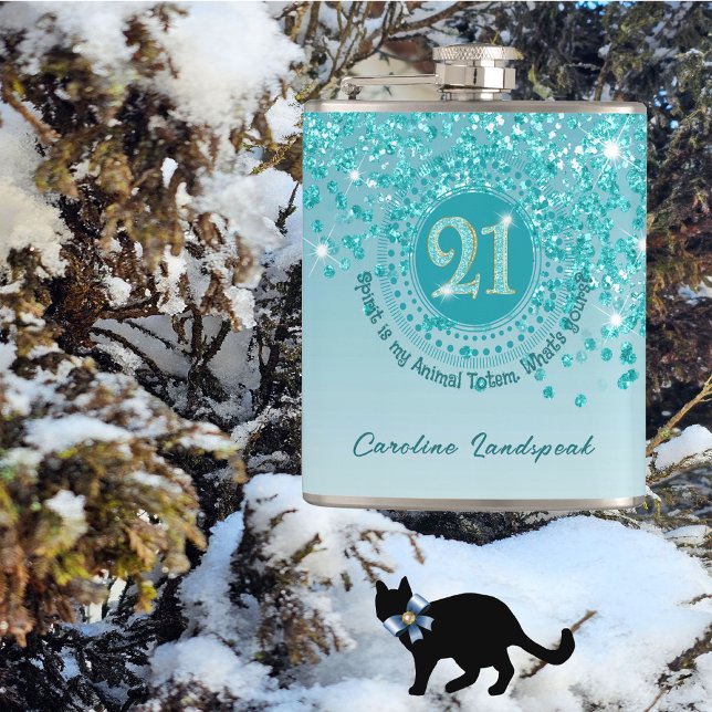 Cantil 21ª e Alta Citação Azul e Bebendo (Criador carregado)