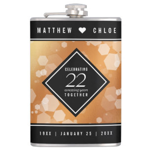 Cantil 22º aniversário do Casamento de Cobre