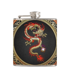 Cantil [400] Dragão chinês Ouro Fucanglong