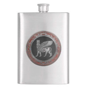 Cantil [400] Touro Assírio - Silver Lamaçu