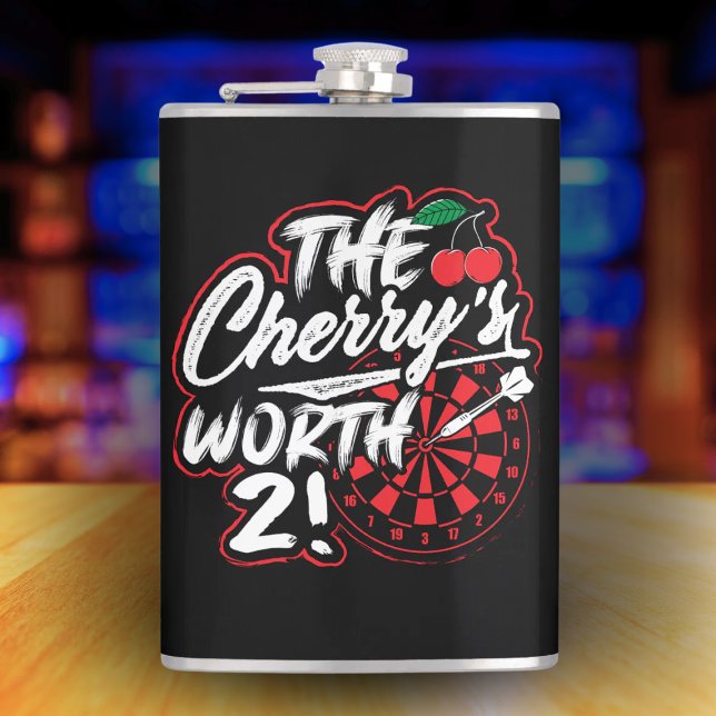 Cantil A Cherry vale 2 Dart Flask 8 oz. (Criador carregado)
