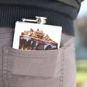 Cantil A decadência do bolo de chocolate puro do Slippery