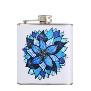 Cantil A mandala azul abstrata bonito gosta do desenho da