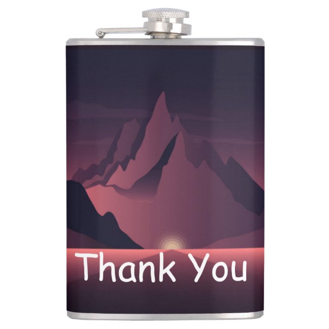 Cantil A mountain sunset illustration       (Frente)