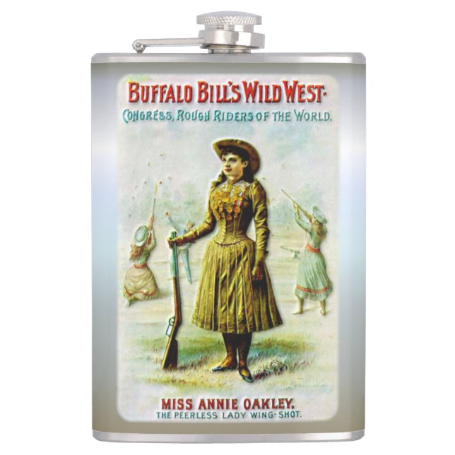 Cantil A Poster Wild West de Buffalo Bill Annie Oakley (Frente)