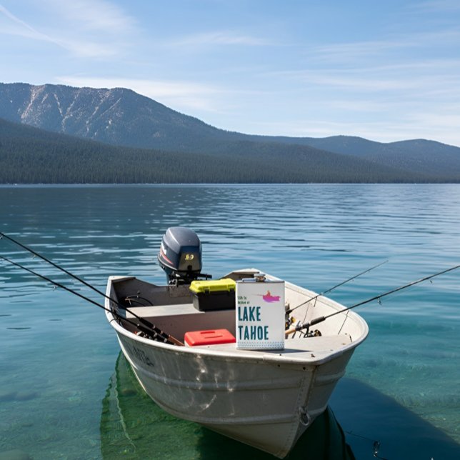 Cantil A vida é melhor no lago (life is better at the lake flask)