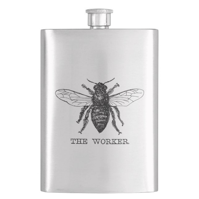 Cantil Abeja Trabalhadora Mel Abelha Preta (Frente)