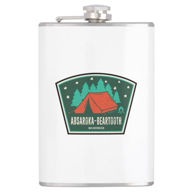 Cantil Absaroka - Campanha de Beartooth em Montana (Frente)