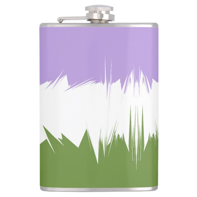 Cantil Abstract  Genderqueer Pride Flag      (Frente)