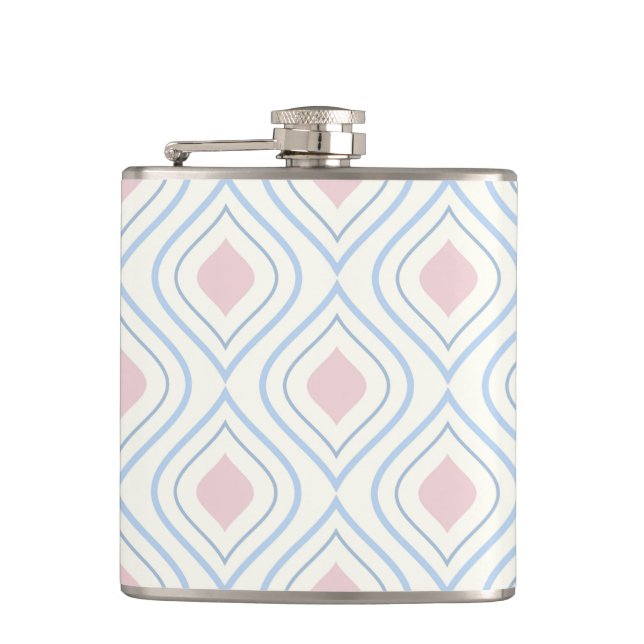 Cantil Abstract geometrical, blue, pink and off white (Frente)