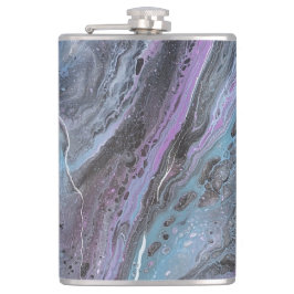 Cantil Abstract Purple & Teal Flow