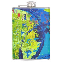 Abstrato Art Flask