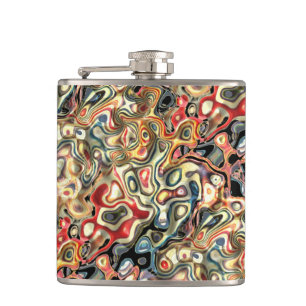 Cantil Abstrato Art Flask