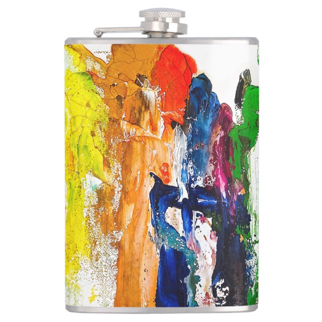 Cantil Abstrato Expressão de figuras humanas em movimento (Frente)