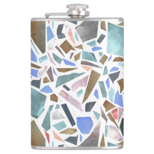 Cantil Abstrato: fundo branco desenhado à mão.