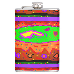 CANTIL ABSTRATO HIPPY ART RETRO
