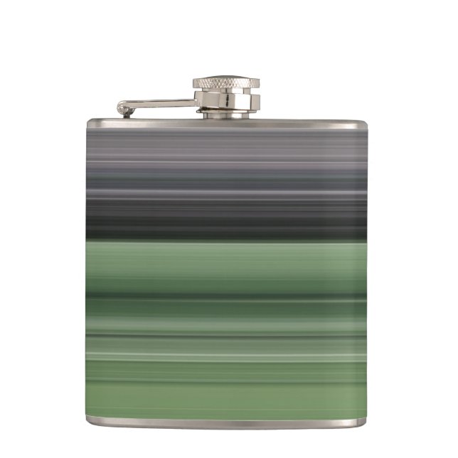 Cantil Abstrato nº 1: Verde-oliva e cinza (Frente)