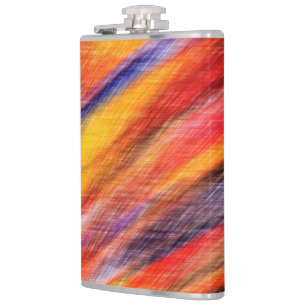Cantil Abstrato Sunset Color Flask