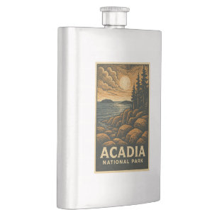 Cantil Acadia National Park Flask