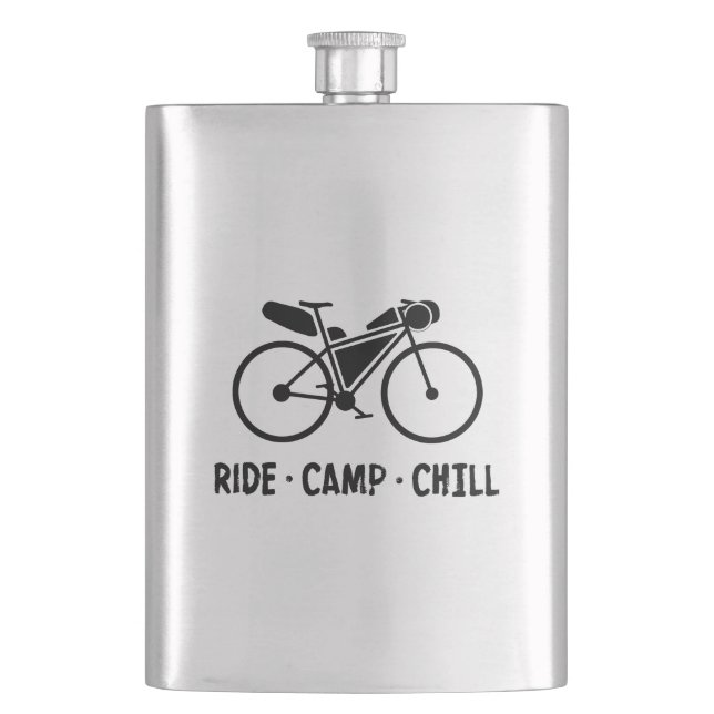 Cantil Acampamento Relaxante de Bicicleta (Frente)