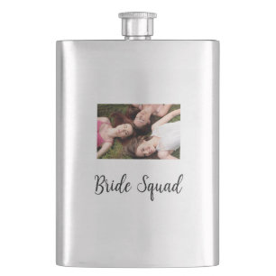 Cantil Adicione o seu nome de foto: bridesmaid squad brid