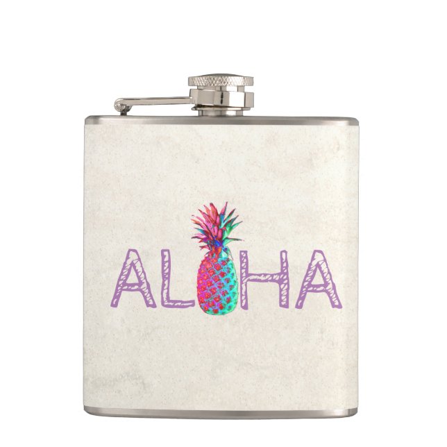 Cantil Adorável Abacaxi Havaiano Aloha (Frente)