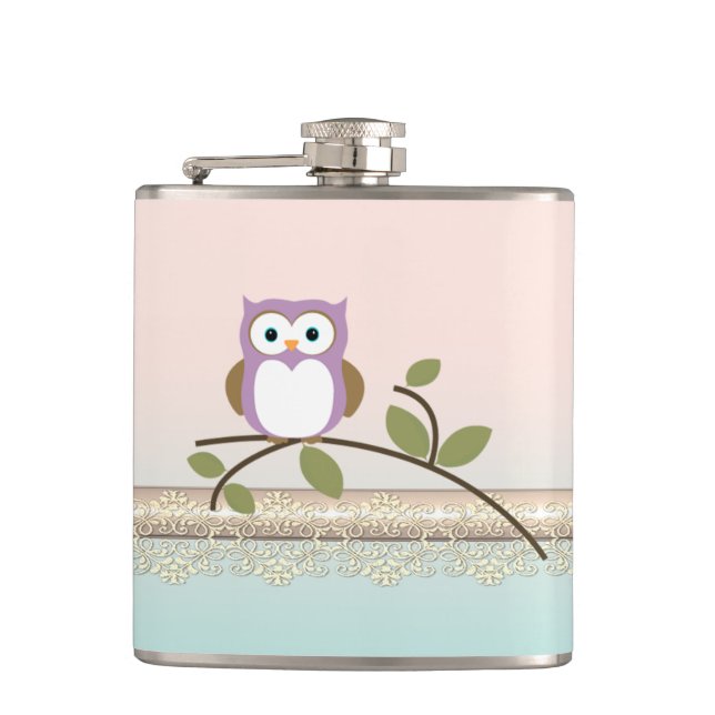 Cantil Adorável Menina Coruja Fofa (Frente)