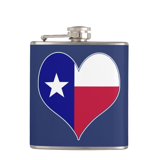 Cantil Adoro Texas Flag Heart (Frente)