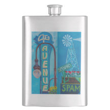 Alaskan 4th Ave. & Spenard Flask