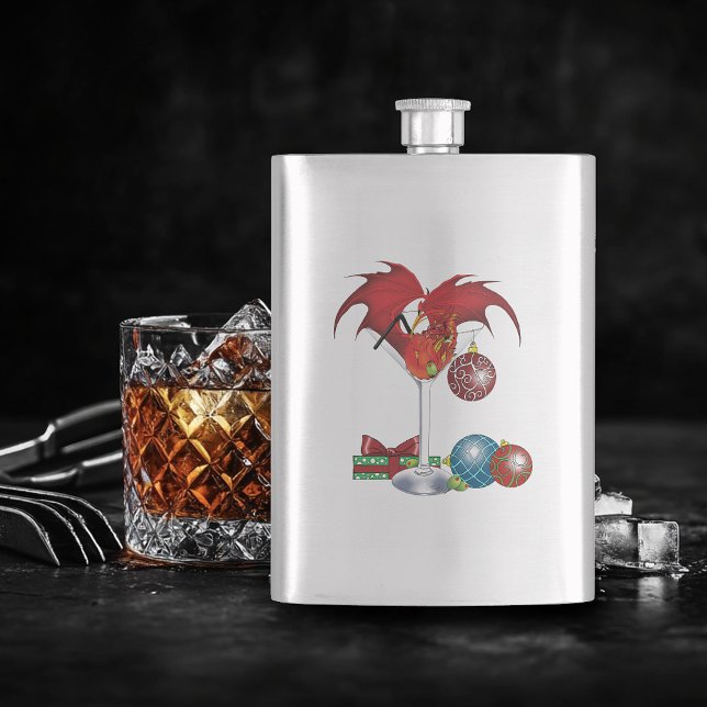 Cantil Alegria de Natal Vermelho Dragão Cocktail (Criador carregado)