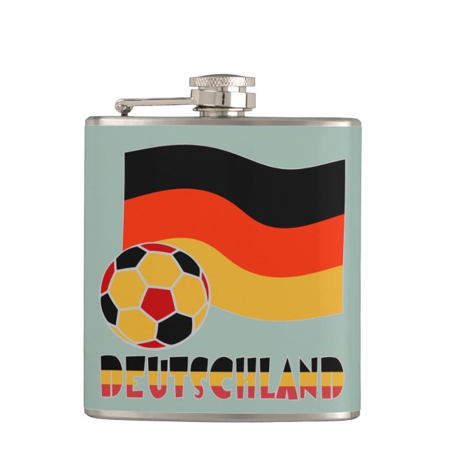 Cantil Alemanha Sinalizador e Cinza da bola de futebol (Frente)