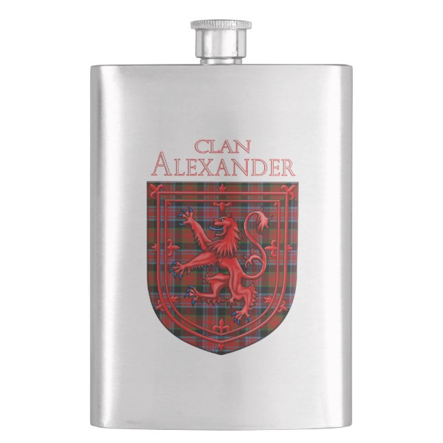 Cantil Alexander Tartan Scottish Xadrez Lion Rampant (Frente)