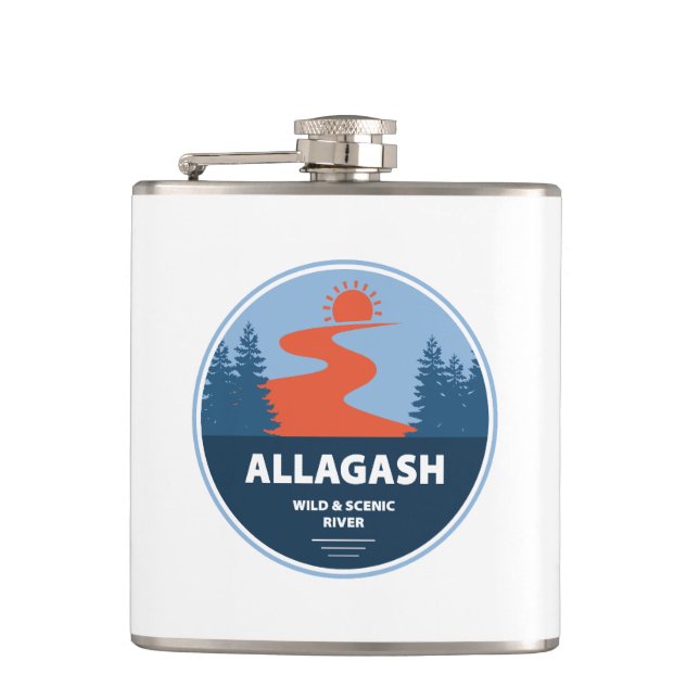 Cantil Allagash Wild E Scenic River Maine (Frente)